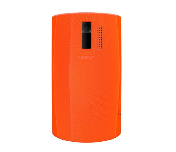 NOKIA 205 ASHA White/Orange Dual Sim - 1396301 - zdjęcie 2